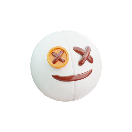 Emoji de boneca fantasma  3D Icon