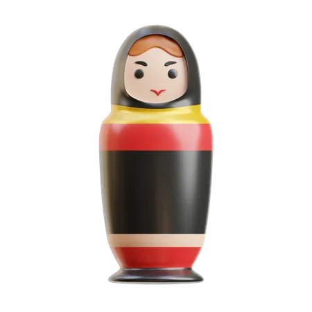 Boneca matryoshka  3D Icon