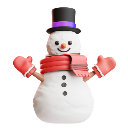 Boneco de neve  3D Icon