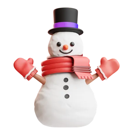 Boneco de neve  3D Icon