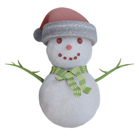 Boneco de neve  3D Icon