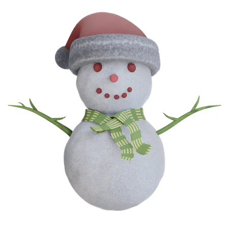 Boneco de neve  3D Icon