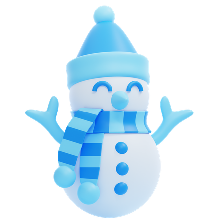 Boneco de neve  3D Icon