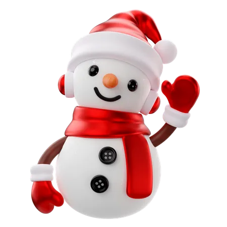 Boneco de neve  3D Icon