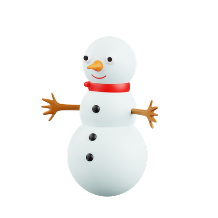 Boneco de neve  3D Icon