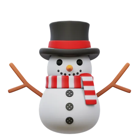 Boneco de neve  3D Icon