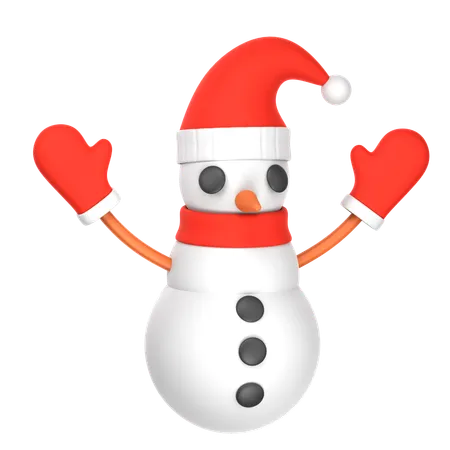 Boneco de neve  3D Icon