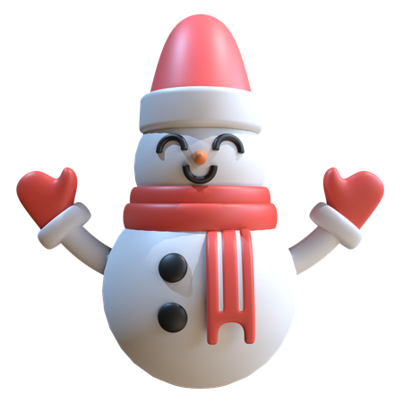 Boneco de neve  3D Icon