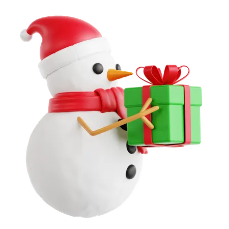 Boneco de neve  3D Icon