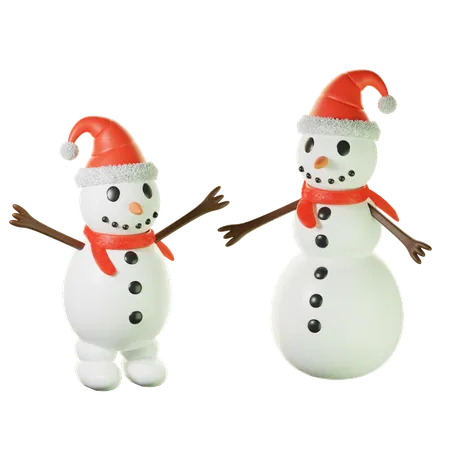 Boneco de neve  3D Icon