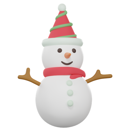 Boneco de neve  3D Icon