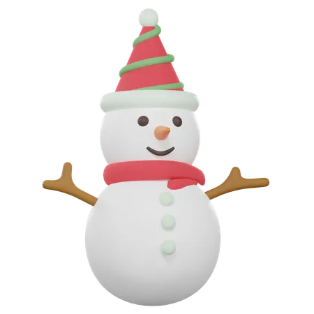 Boneco de neve  3D Icon