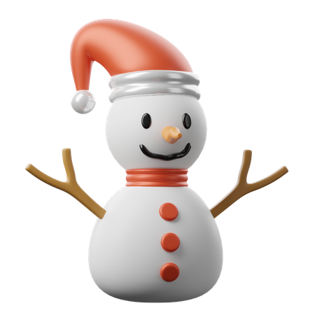 Boneco de neve  3D Icon