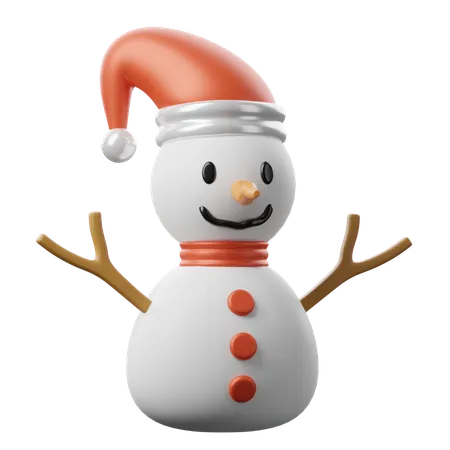 Boneco de neve  3D Icon