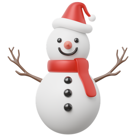 Boneco de neve  3D Icon