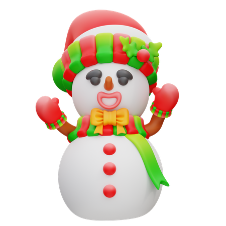 Boneco de neve  3D Icon