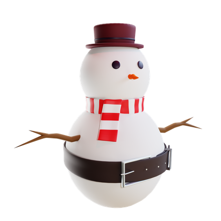 Boneco de neve  3D Icon