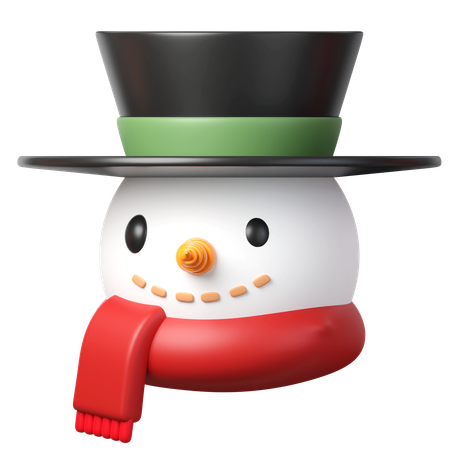 Boneco de neve  3D Icon