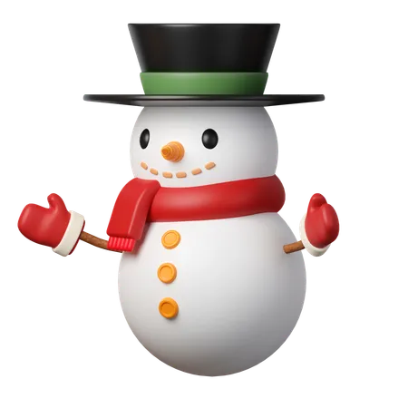 Boneco de neve  3D Icon