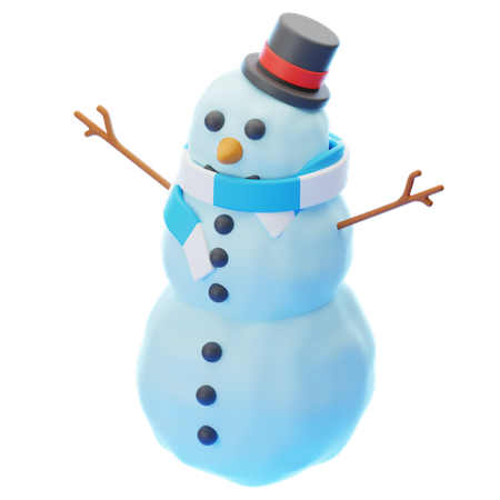 Boneco de neve  3D Icon