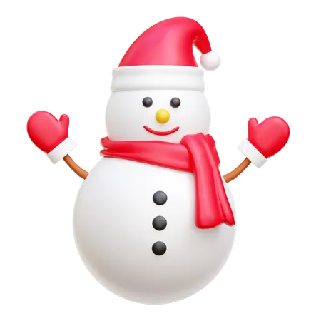 Boneco de neve  3D Icon