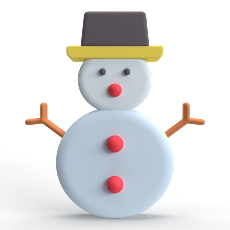 Boneco de neve  3D Icon