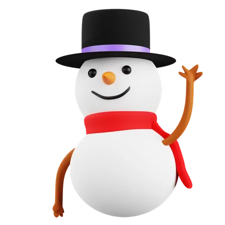 Boneco de neve  3D Icon