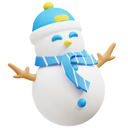 Boneco de neve  3D Icon