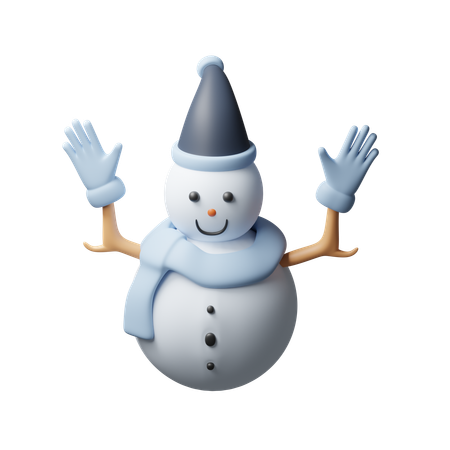 Boneco de neve  3D Icon