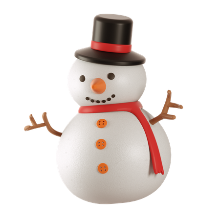 Boneco de neve  3D Icon