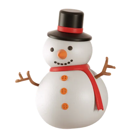 Boneco de neve  3D Icon