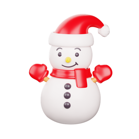 Boneco de neve  3D Icon