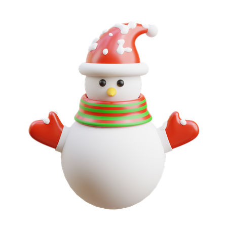 Boneco de neve  3D Icon