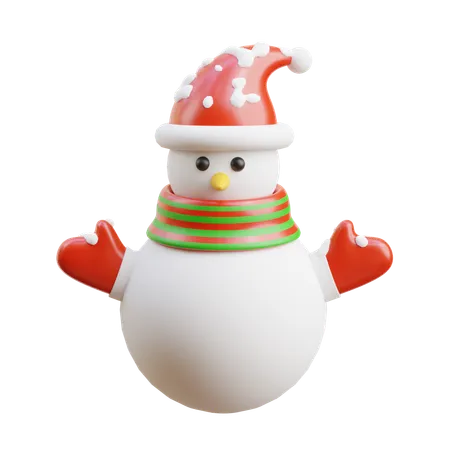 Boneco de neve  3D Icon