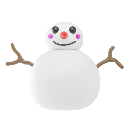 Boneco de neve  3D Icon