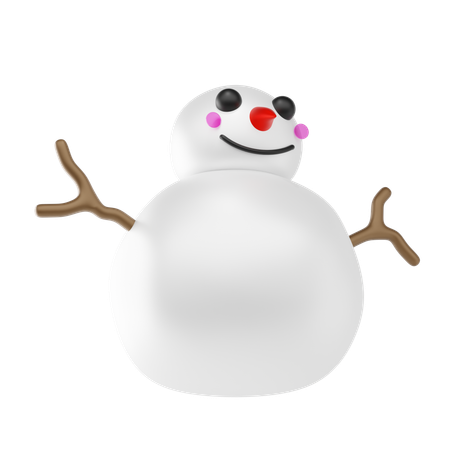 Boneco de neve  3D Icon