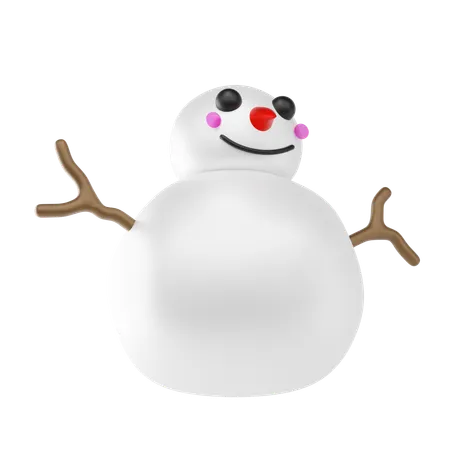 Boneco de neve  3D Icon