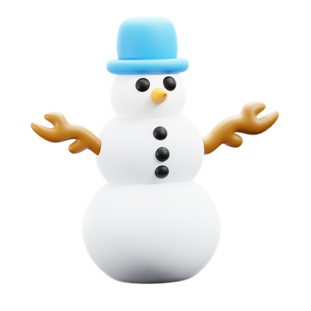 Boneco de neve  3D Icon