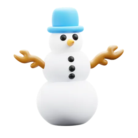 Boneco de neve  3D Icon