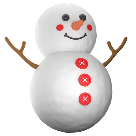 Boneco de neve  3D Icon