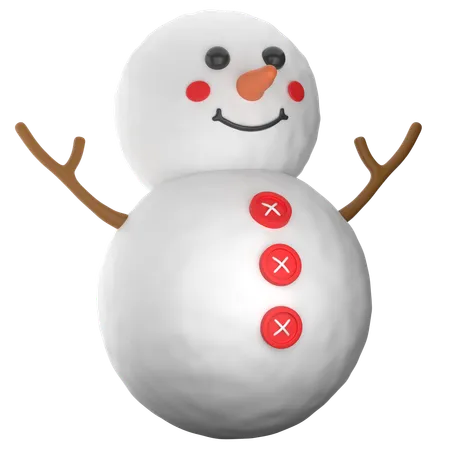 Boneco de neve  3D Icon