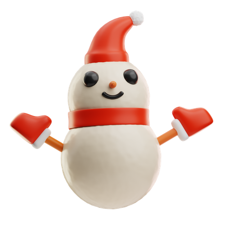 Boneco de neve  3D Icon