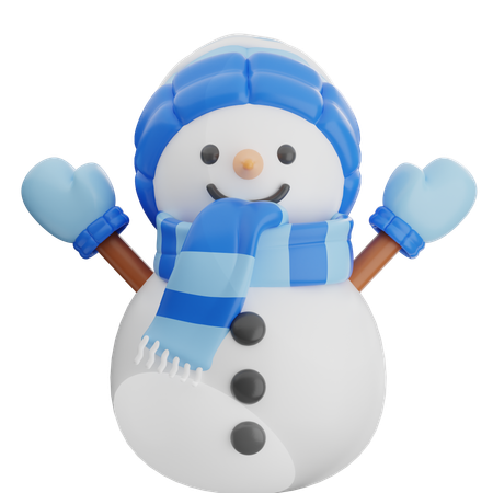 Boneco de neve  3D Icon