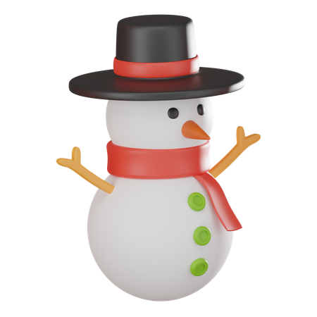 Boneco de neve  3D Icon