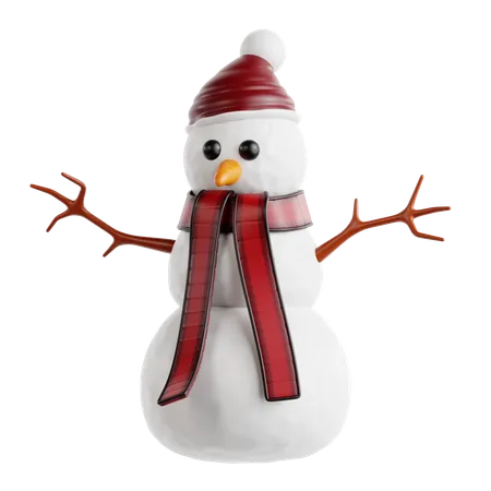 Boneco de neve  3D Icon