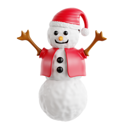 Boneco de neve  3D Icon