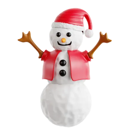 Boneco de neve  3D Icon