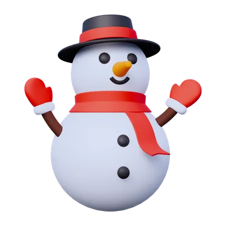 Boneco de neve  3D Icon