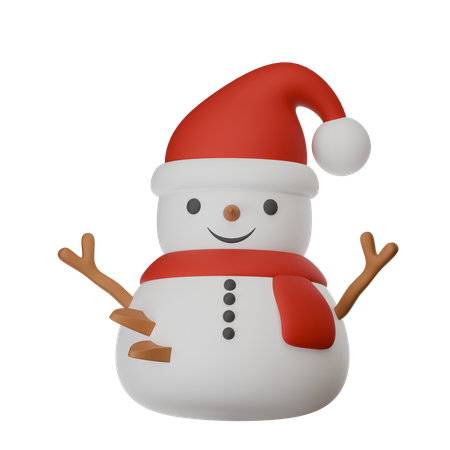 Boneco de neve  3D Icon