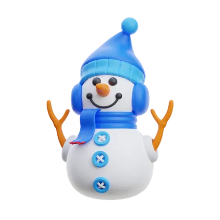 Boneco de neve  3D Icon